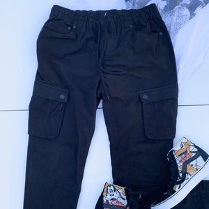 Black Cargo Pants